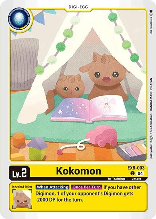 Kokomon (#EX8-003 C) (Chain of Liberation) Near Mint 