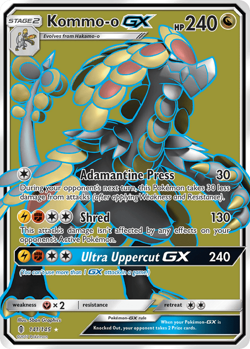Kommo-o GX (Full Art) [SM - Guardians Rising] 