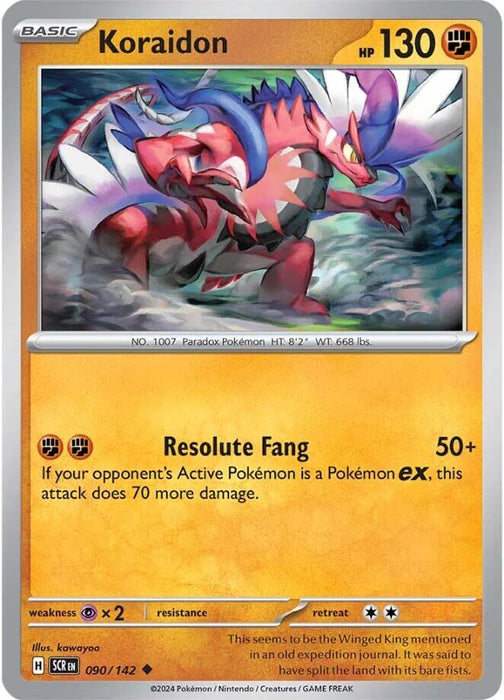 Koraidon (090/142) [Scarlet & Violet: Stellar Crown] 