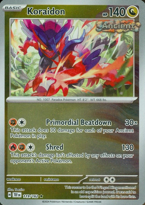 Koraidon (119/162) [Scarlet & Violet: Temporal Forces] 