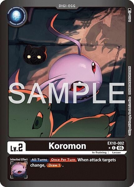 Koromon (Limited Foil) (EX10-002 C) 