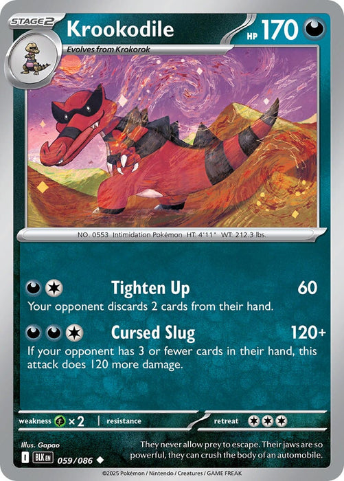 Krookodile (059/086) [Scarlet & Violet: Black Bolt] 