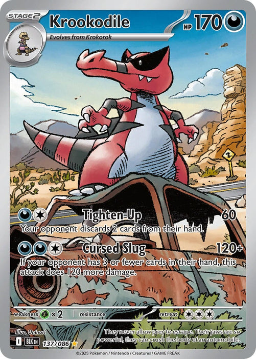 Krookodile (137/086) [Scarlet & Violet: Black Bolt] 
