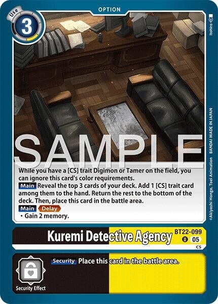 Kuremi Detective Agency (BT22-099 U) 