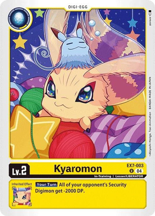Kyaromon (#EX7-003 U) (Digimon LIBERATOR) Near Mint 