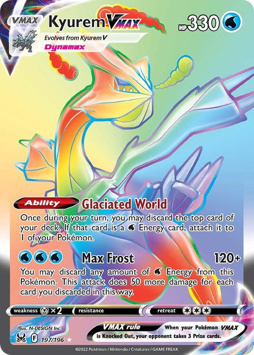Kyurem VMAX (197/196) [Sword & Shield: Lost Origin] 