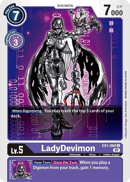 LadyDevimon (EX1-060 U) 