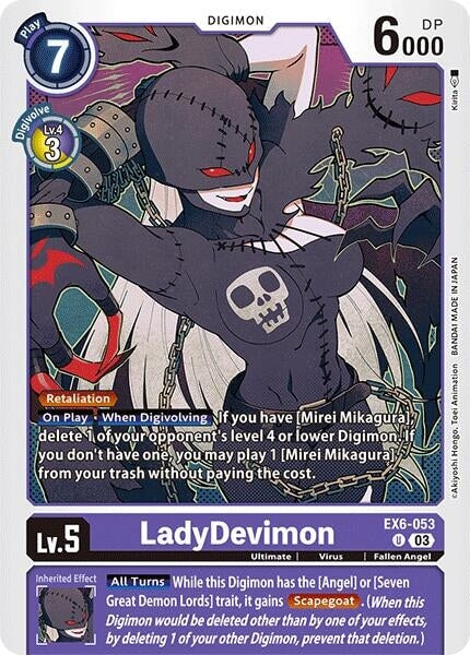 LadyDevimon (EX6-053 U) 
