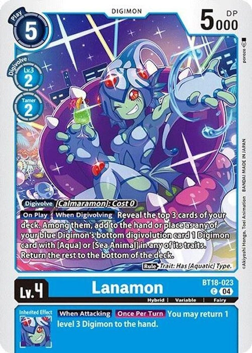 Lanamon (#BT18-023 C) (Release Special Booster 2.0) Near Mint 