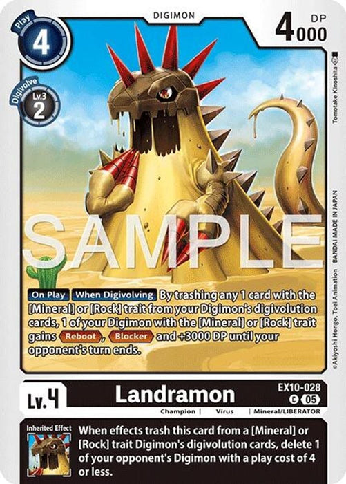 Landramon (#EX10-028 C) (Sinister Order) Near Mint 