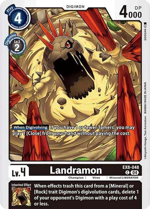 Landramon (#EX8-048 C) (Chain of Liberation) Near Mint 