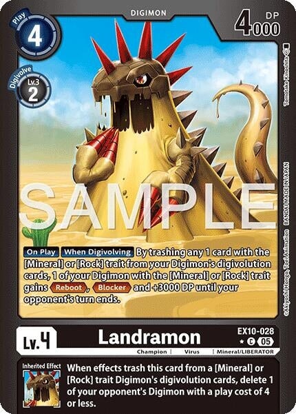 Landramon (Limited Foil) (EX10-028 C) 