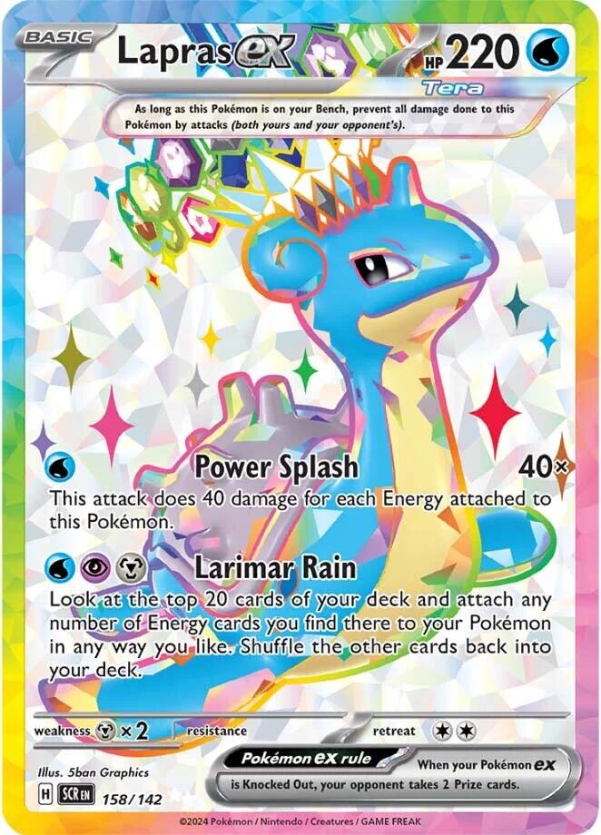 Lapras ex (158/142) [Scarlet & Violet: Stellar Crown] — Manta Trading
