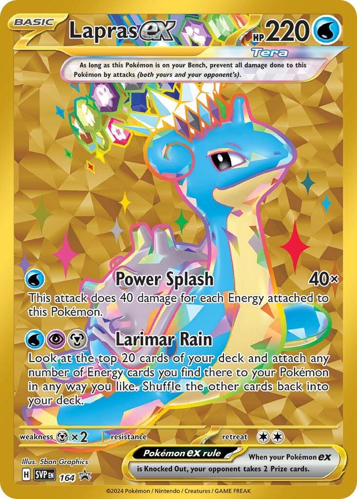 Lapras Ex (164) [Scarlet & Violet: Black Star Promos] — Manta Trading