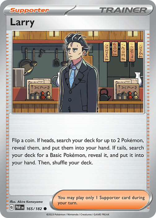 Larry (165/182) [Scarlet & Violet: Paradox Rift] 