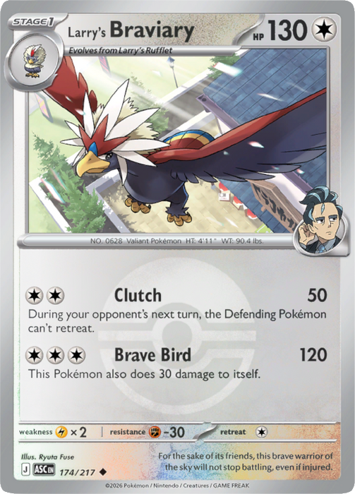 Larry's Braviary (Poke Ball) (174/217) [Mega Evolution: Ascended Heroes]