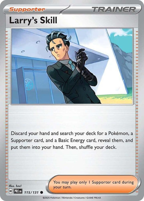 Larry's Skill (115/131) [Scarlet & Violet: Prismatic Evolutions] 