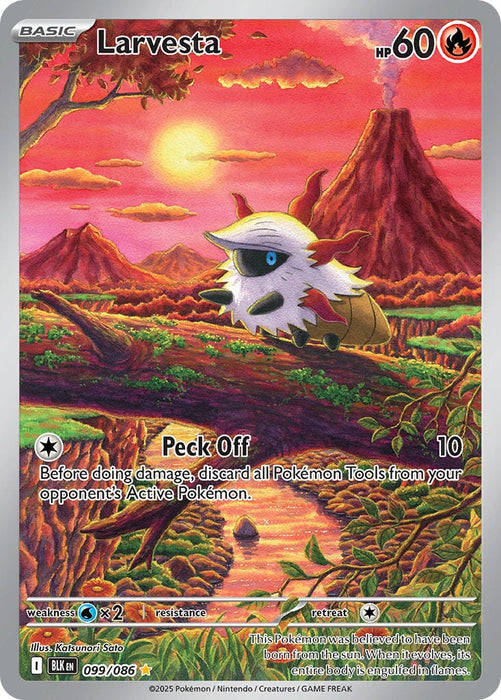 Larvesta (099/086) [Scarlet & Violet: Black Bolt] 