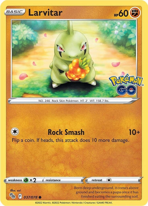 Larvitar (037/078) [Pokemon GO] 