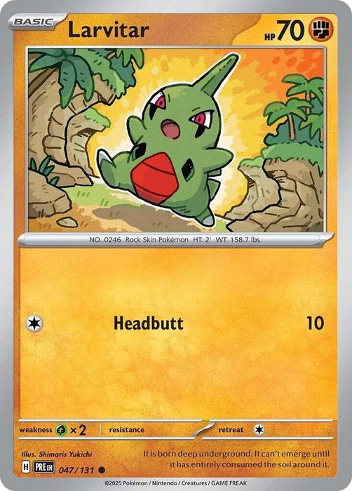 Larvitar (047/131) [Scarlet & Violet: Prismatic Evolutions] 