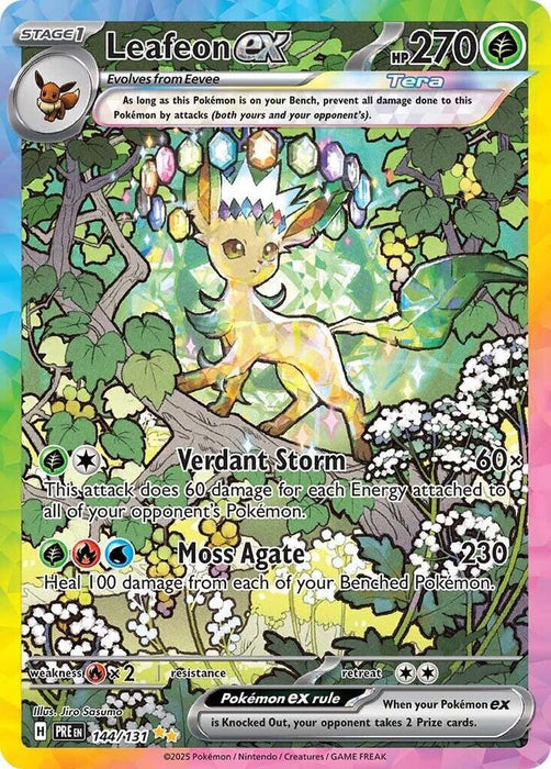 Leafeon ex (144/131) [Scarlet & Violet: Prismatic Evolutions] 