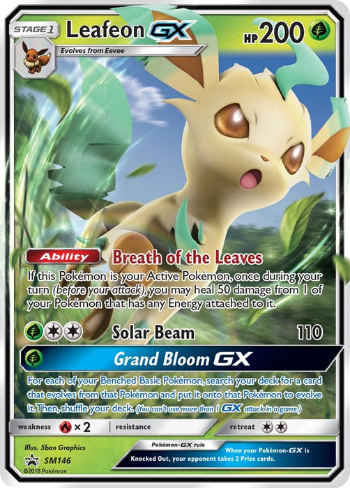 Leafeon GX (SM146) [Sun & Moon: Black Star Promos] 