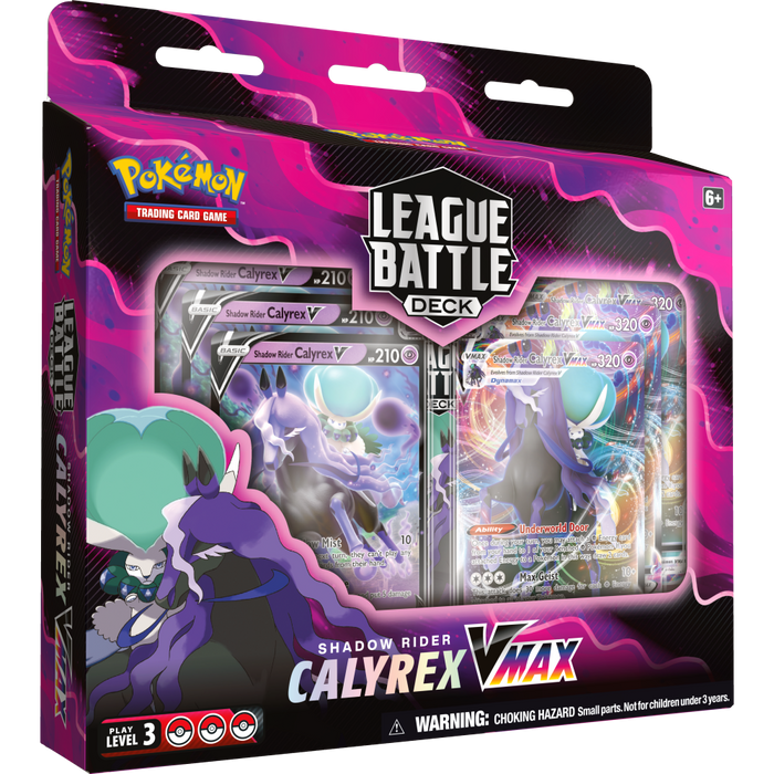 League Battle Deck - Ice Rider / Shadow Rider Calyrex VMAX Shadow Rider Calyrex VMAX 