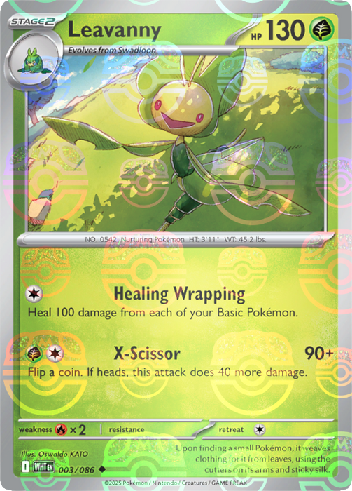 Leavanny (003/086) (Master Ball Pattern) [Scarlet & Violet: White Flare] 