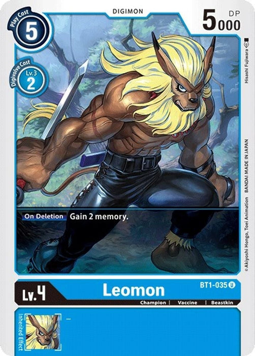 Leomon (#BT1-035 U) (Release Special Booster 1.0) Near Mint 