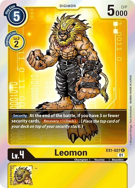 Leomon (EX1-027 R) 