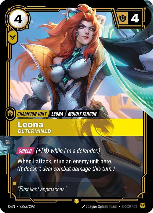 Leona - Determined (Alternate Art) (238a/298) 