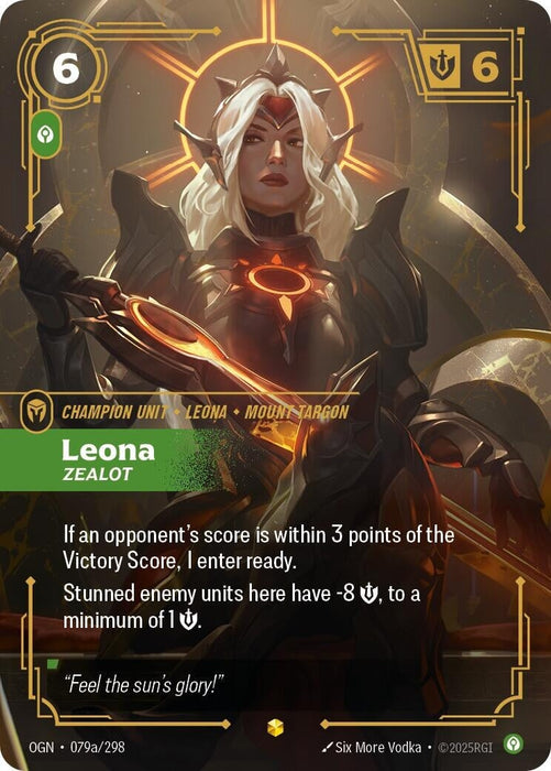 Leona - Zealot (Alternate Art) (079a/298) 