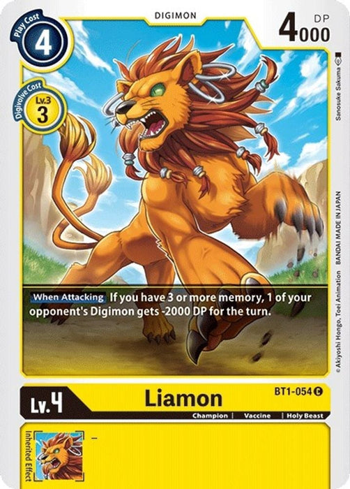 Liamon (#BT1-054 C) (Release Special Booster 1.0) Near Mint 