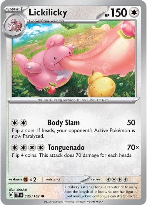 Lickilicky (125/162) [Scarlet & Violet: Temporal Forces] 