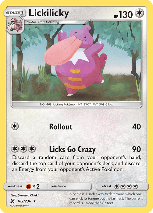 Lickilicky (162/236) [Sun & Moon: Unified Minds] 