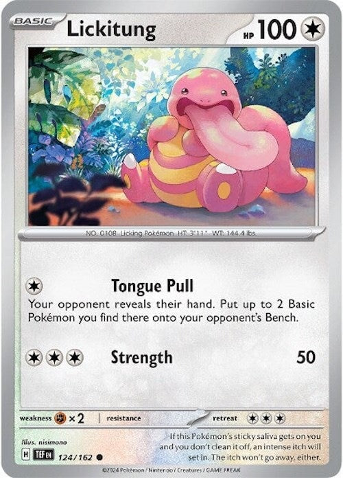 Lickitung (124/162) [Scarlet & Violet: Temporal Forces] 