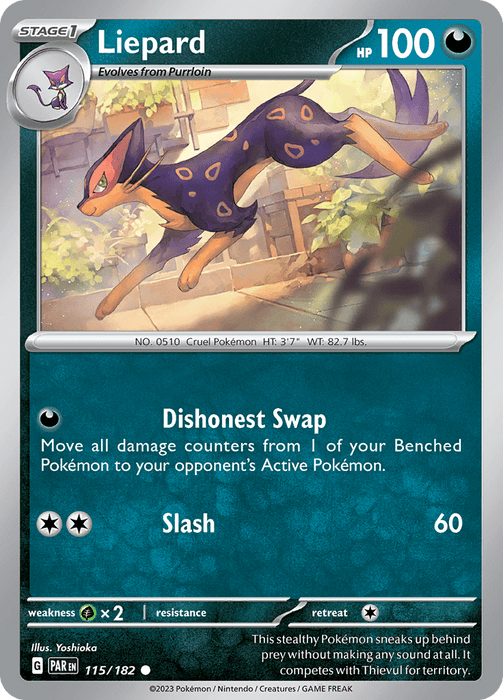 Liepard (115/182) [Scarlet & Violet: Paradox Rift] 