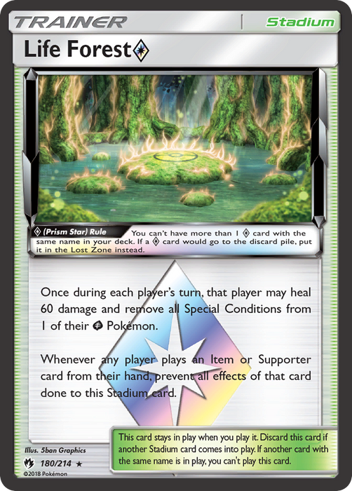 Life Forest Prism Star [SM - Lost Thunder] 