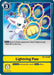 Lightning Paw (#BT2-097 C) (Release Special Booster 1.5) Near Mint 