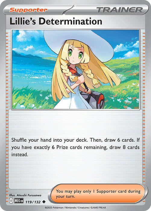 Lillie's Determination (119/132) [Mega Evolution: Base Set] 