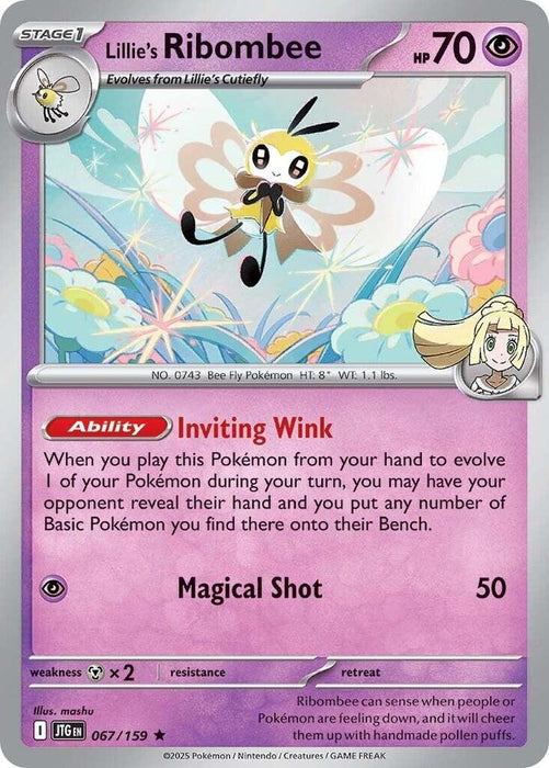 Lillie's Ribombee (067/159) [Scarlet & Violet: Journey Together] 