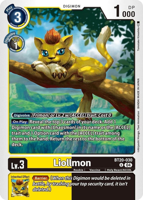 Liollmon - BT20-030 (#BT20-030 U) (Release Special Booster 2.5) Near Mint 