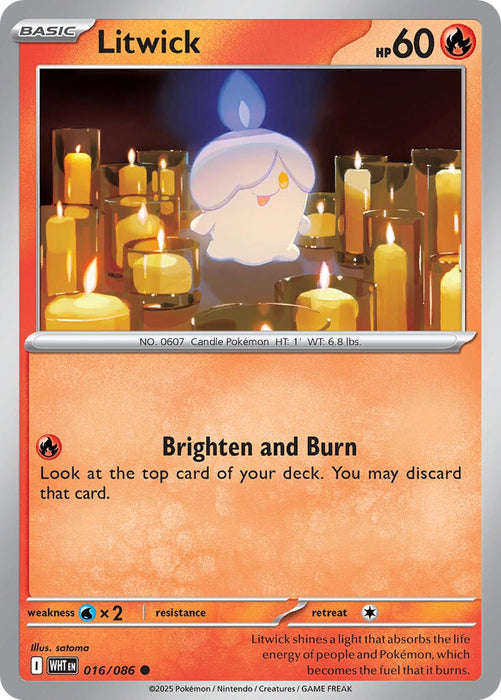 Litwick (016/086) [Scarlet & Violet: White Flare] 