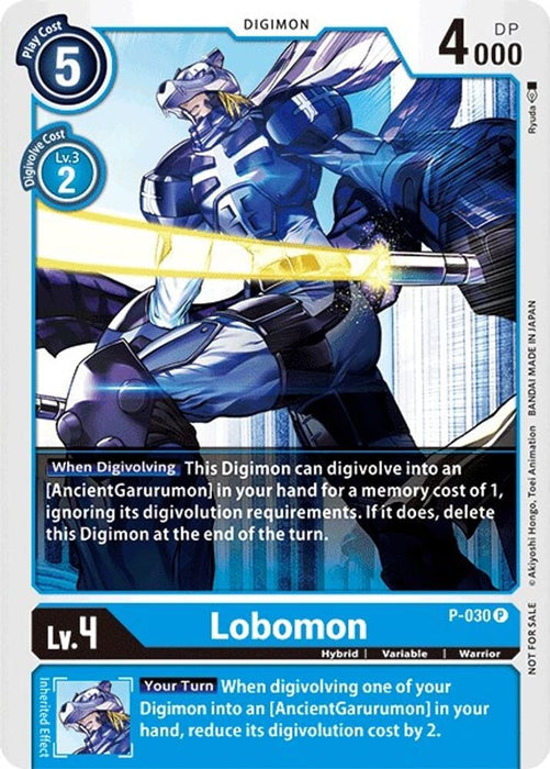 Lobomon - P-030 (#P-030 P) (Digimon Promotion Cards) 