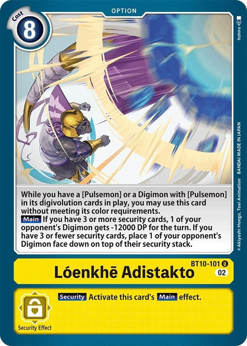 Loenkhe Adistakto (BT10-101 U) 