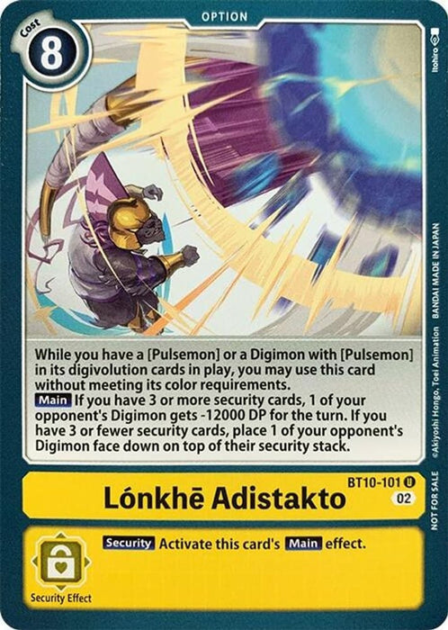 Loenkhe Adistakto (#BT10-101 U) (Revision Pack Cards) Near Mint 