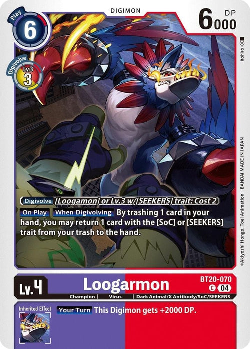 Loogarmon (#BT20-070 C) (Release Special Booster 2.5) Near Mint 