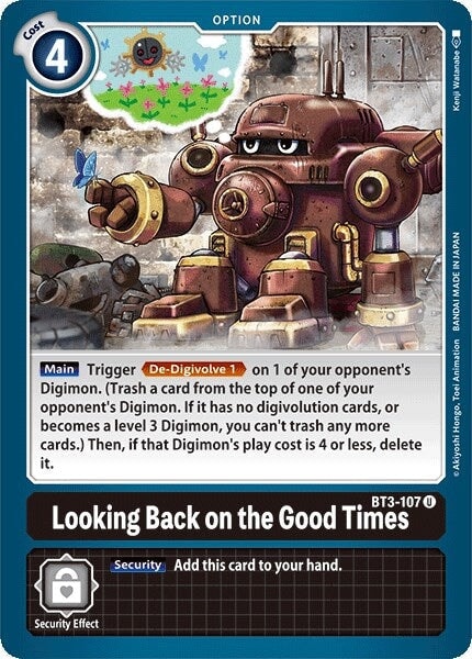 Looking Back on the Good Times (BT3-107 U) 