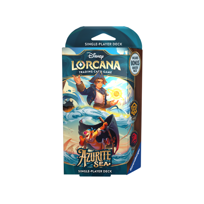 Lorcana: Azurite Sea Starter Deck [Preorder] Amber and Ruby 