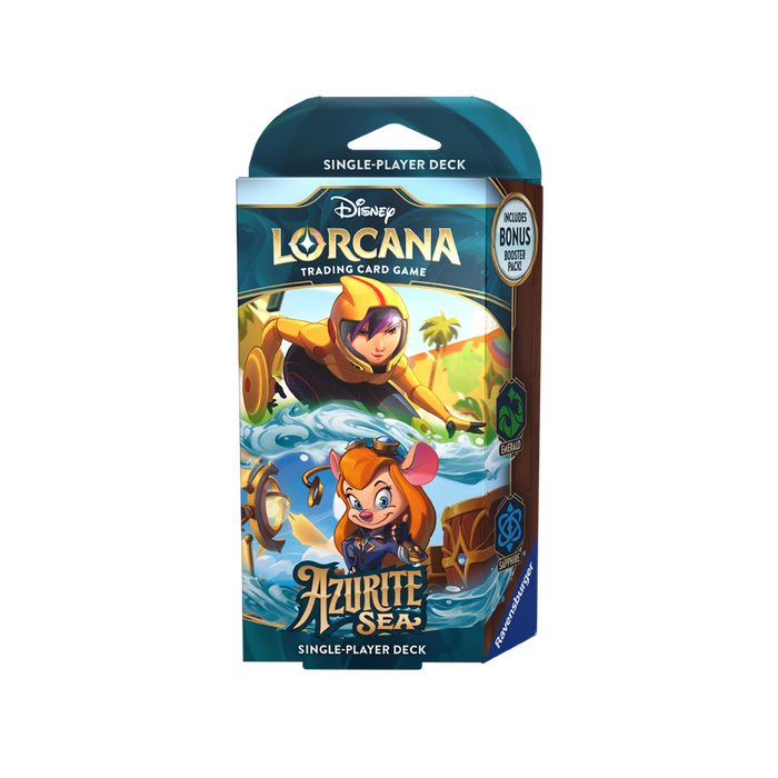 Lorcana: Azurite Sea Starter Deck [Preorder] Emerald and Sapphire 